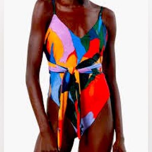 MARA HOFFMAN Gamela One-Piece Swimsuit / Small
